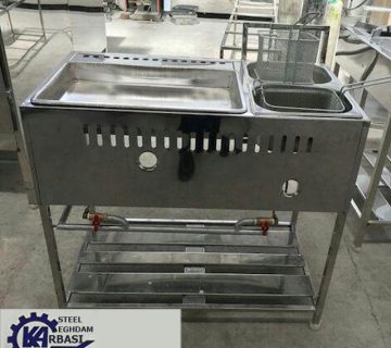  کن ۲لگنه همراه کره تاب تمام استیل 360x320