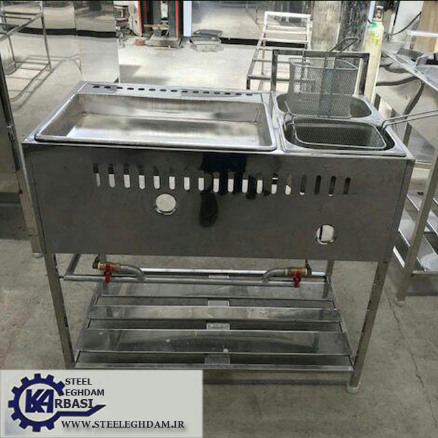 کن ۲لگنه همراه کره تاب تمام استیل